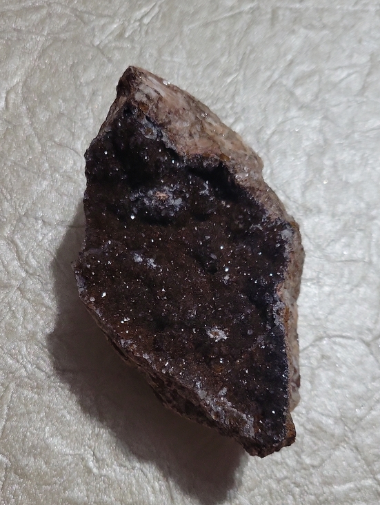 Other - Dark Brown Sugar Druzy Chalcedony Geode Crystal